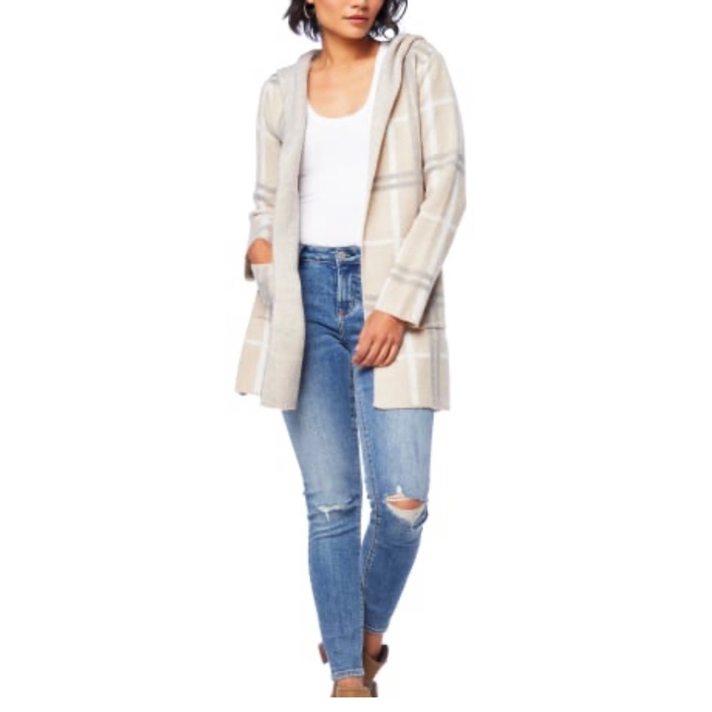 Fuji Printed Hooded Cardigan - Picture 1 of 9